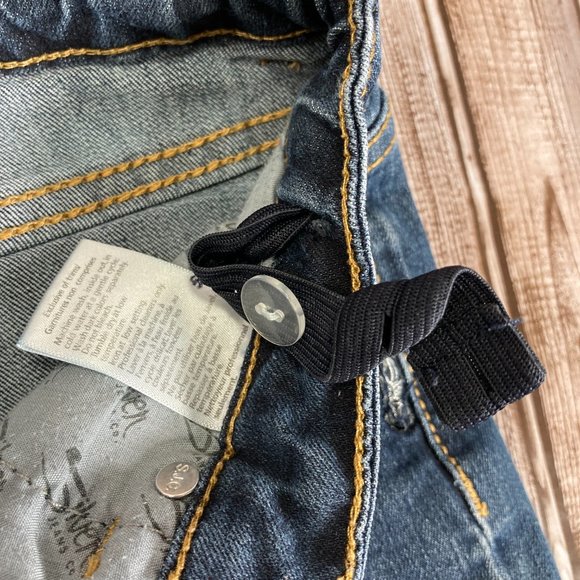 SILVER SASHA Girl's 14 Skinny Jeans Medium Wash Adjustable Waist Blue Denim - Picture 8 of 9